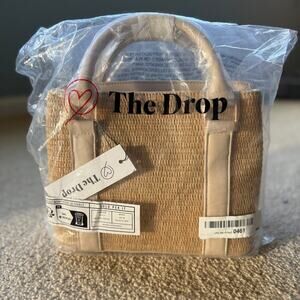 The Drop Women’s Orla Limited Edition Straw Crossbody Handbag Tote NWT Sold Out
